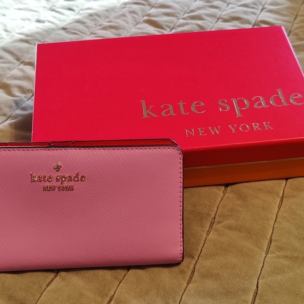 Kate Spade Red Leather Wallet
